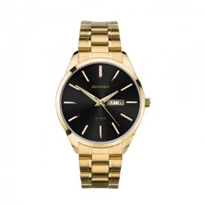 Image of Sekonda Black Watch - 1644 - gold