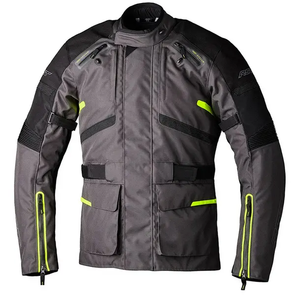 Image of RST Endurance Jacket Graphite Fluo Yellow Size 54