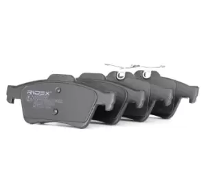 Image of RIDEX Brake pad set 402B0008 Brake pads,Brake pad set, disc brake OPEL,FORD,RENAULT,Vectra C Caravan (Z02),Signum CC (Z03),Vectra C Limousine (Z02)