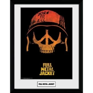 Image of Full Metal Jacket Skull Framed Collector Print