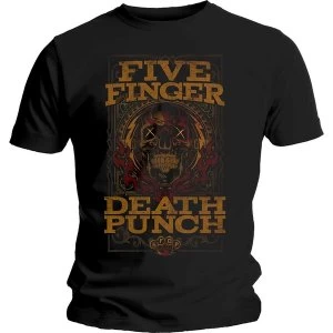 Image of Five Finger Death Punch - Wanted Unisex Medium T-Shirt - Black