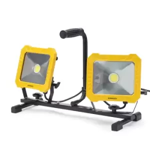 Image of Stanley LED Work Light 2 x 33W Twin Heads