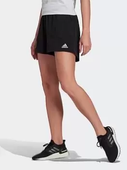 Image of adidas Heat.rdy Training Shorts, Black/White, Size L, Women