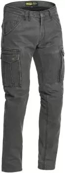 Image of Lindstrands Luvos Cargo Motorcycle Textile Pants, grey, Size 54, grey, Size 54