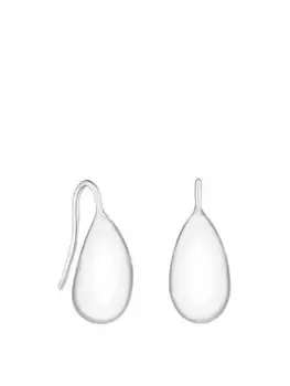 Image of Simply Silver Sterling Silver 925 Polished Wide Bead Drop Earrings