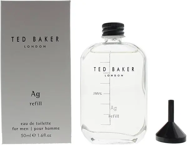 Image of Ted Baker Silver Ag Refill Eau de Toilette For Him 50ml