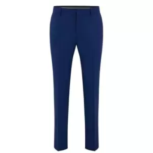 Image of Boss Genius Suit Trousers - Blue