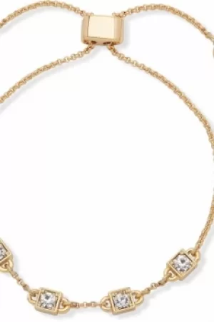 Image of DKNY Jewellery Gold Coloured Cube Slider Bracelet 60558356-887