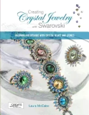 Image of creating crystal jewelry with swarovski 65 sparkling designs with crystal b