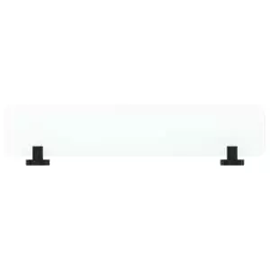 Image of Croydex Flexi Fix Metra Frosted Glass Shelf - Black