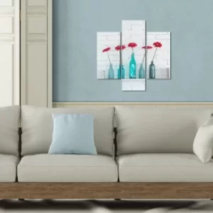 Image of 3MDF-045 Multicolor Decorative MDF Painting (3 Pieces)