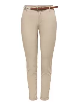 Image of ONLY Classic Chinos Women Beige