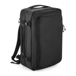 Image of Bagbase Unisex Adult 40L 2 Wheeled Cabin Bag (One Size) (Black)