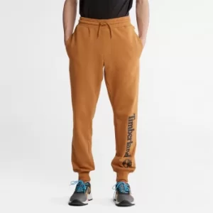Image of Timberland Core Logo Sweatpants For Men In Yellow, Size S