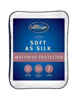 Image of Silentnight Luxury Collection Soft As Silk Mattress Protector