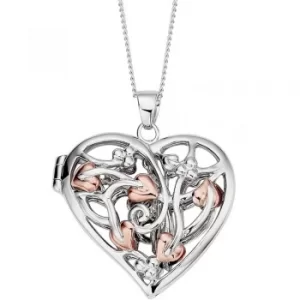 Image of Clogau Fairy Heart Locket Necklace 3STFLP1