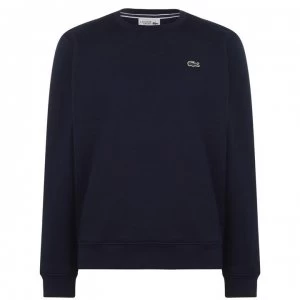 Image of Lacoste Basic Fleece Sweatshirt - Navy 423