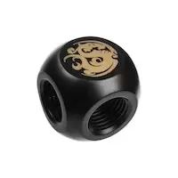 Image of Bitspower Carbon Black L-Block