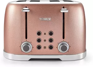 Image of Tower Glitz T20030 4 Slice Toaster