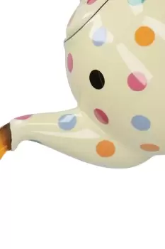 Image of Globe Teapot, Ivory/Multi-Spot, Four Cup - 900ml Boxed