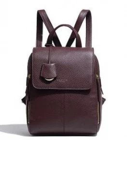 Image of Radley Lorne Close Medium Zip Top Backpack - Mahogany