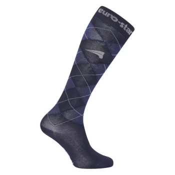 Image of Eurostar Aily Equestrian Socks Womens - Navy/Navy