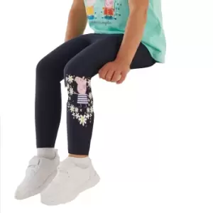 Image of Regatta Girls Peppa Pig Printed Grpahic Leggings Trousers 18-24 Months (86-92cm)