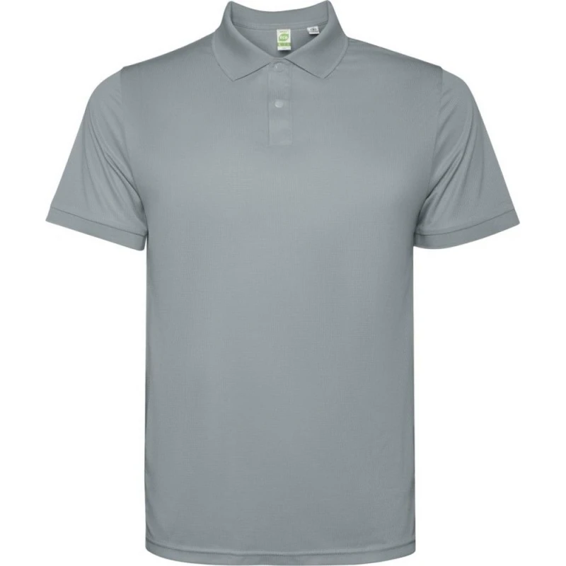 Image of ROLY ROLY Men Tormo Short-Sleeved Polo Shirt in Grey Size: Small Grey S Male 5063750554969