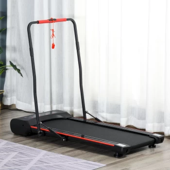 Image of HOMCOM Foldable Walking Machine Treadmill 1-6km/h with LED Display & Remote Control Exercise Fitness for Home Office