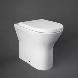 Image of Back to Wall Rimless Toilet with Soft Close Seat - RAK Resort