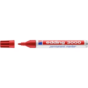 Image of Edding 3000 Permanent Marker - Red