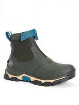 Image of Muck Boots Apex Welly Boots - Moss/Tan, Size 8, Women