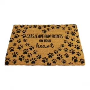 Image of Coir Pet Design Doormat, Cats