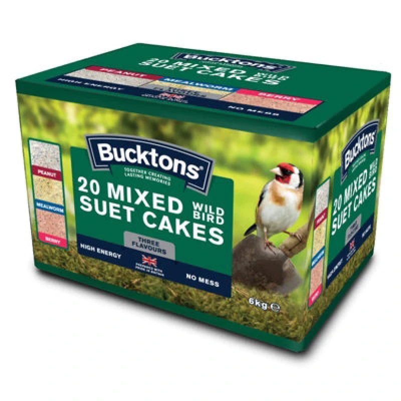 Image of Bucktons Bucktons Mixed Suet Cakes 20 Pack
