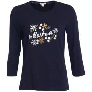 Image of Barbour Womens Seaholly Tee Navy 14