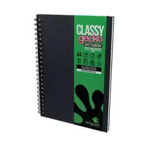 Image of Classy Gecko All Media Wirebound Sketchbook Portrait 40Sheet A4 GEC102