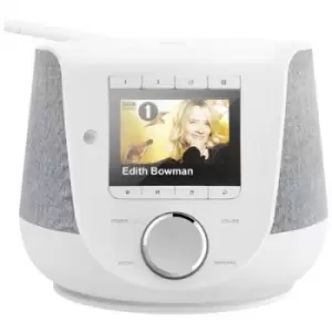 Image of Hama DIR3200SBT Desk radio Internet, DAB+, DAB, FM Bluetooth, USB, WiFi, Internet radio White