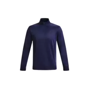 Image of Under Armour Armour Fleece Zip Midnight Navy/Black - XXL