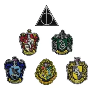 Image of Harry Potter Patches 6-Pack House Crests