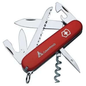 Image of Victorinox 1361371B1 Camper Swiss Army Knife Red Blister Pack