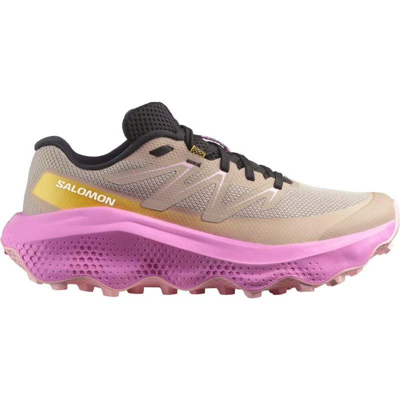 Image of Salomon Shoes Ultra Flow 2 W Ethere/Cyclamen/Bla Trail Running Womens Ethere/Clay female 7 (40.7)