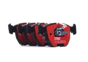 Image of TRW Brake pad set GDB1261DTE Brake pads,Brake pad set, disc brake BMW,ALPINA,5 Limousine (E39),X3 (E83),5 Touring (E39),X5 (E53),7 (E38),B10 (E39)
