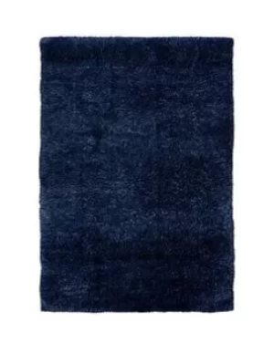 Image of Supersoft Shaggy Navy Rug 120X170Cm
