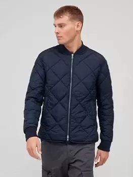 Image of Superdry Studios Lightweight Quilt Jacket, Navy Size XL Men