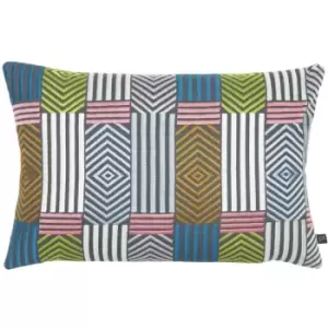 Image of Prestigious Textiles Blake Polyester Filled Cushion Polyester Cotton Jade