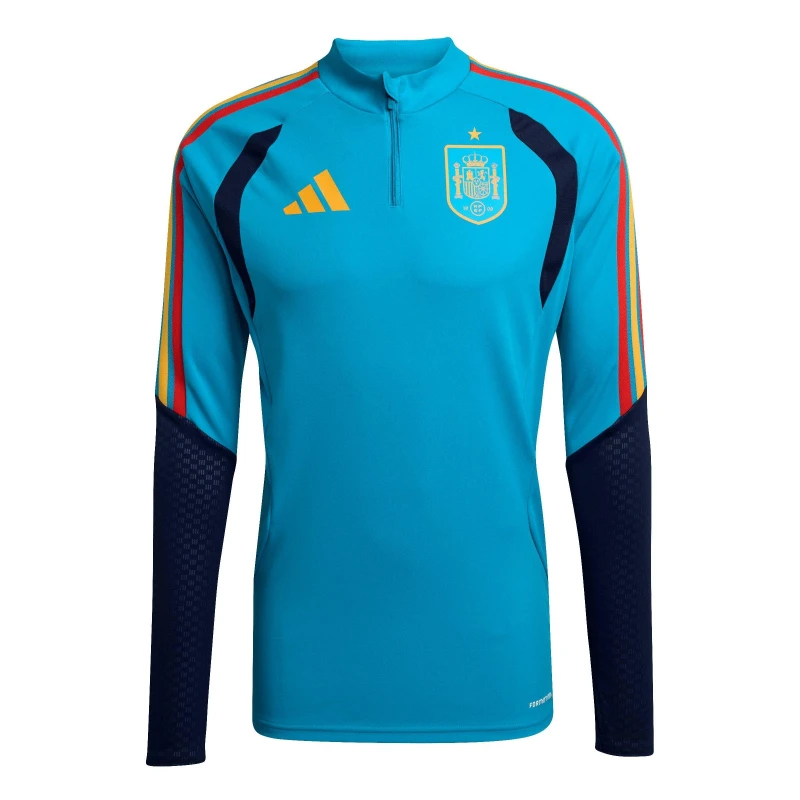 Image of adidas Spain World Cup Training Top 2026 Mens International Licensed Drill Tops M Blue 37075518390