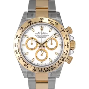 Image of Cosmograph Daytona 18K Yellow Gold Automatic White Dial Mens Watch