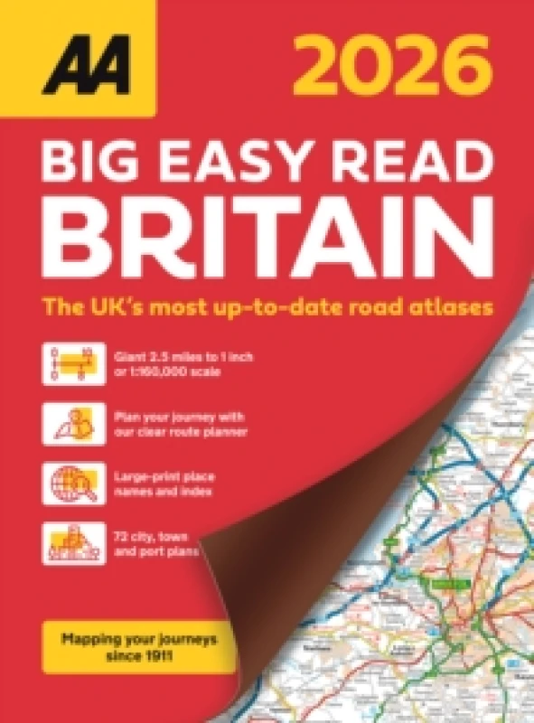 Image of AA Big Easy Read Atlas Britain 2026 Paperback / softback