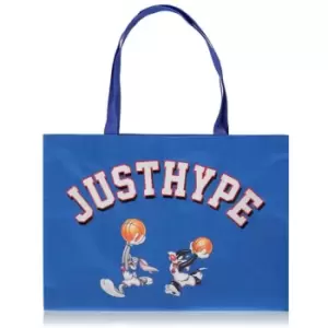 Image of Hype x Space Jam Retro Blue Varsity Tote Bag - Blue