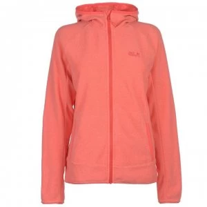 Image of Jack Wolfskin Arco Fleece Jacket Ladies - tulip red strip
